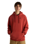 Salton Loose Pullover Hoodie in Red Ochre