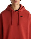 Salton Loose Pullover Hoodie in Red Ochre