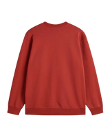 Salton Loose Sweatshirt in Red Ochre