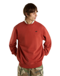 Salton Loose Sweatshirt in Red Ochre