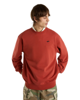 Salton Loose Sweatshirt in Red Ochre