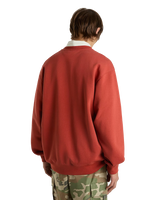 Salton Loose Sweatshirt in Red Ochre