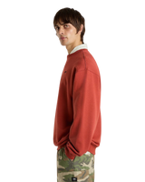 Salton Loose Sweatshirt in Red Ochre