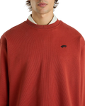 Salton Loose Sweatshirt in Red Ochre