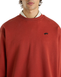 Salton Loose Sweatshirt in Red Ochre