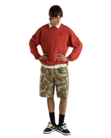 Salton Loose Sweatshirt in Red Ochre