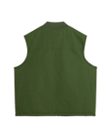The Vans Mens Mcavoy Sherpa Lined Gilet in Pine Forest