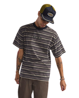 Cameron Stripe T-Shirt in Walnut