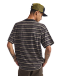 Cameron Stripe T-Shirt in Walnut