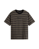 Cameron Stripe T-Shirt in Walnut
