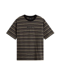Cameron Stripe T-Shirt in Walnut
