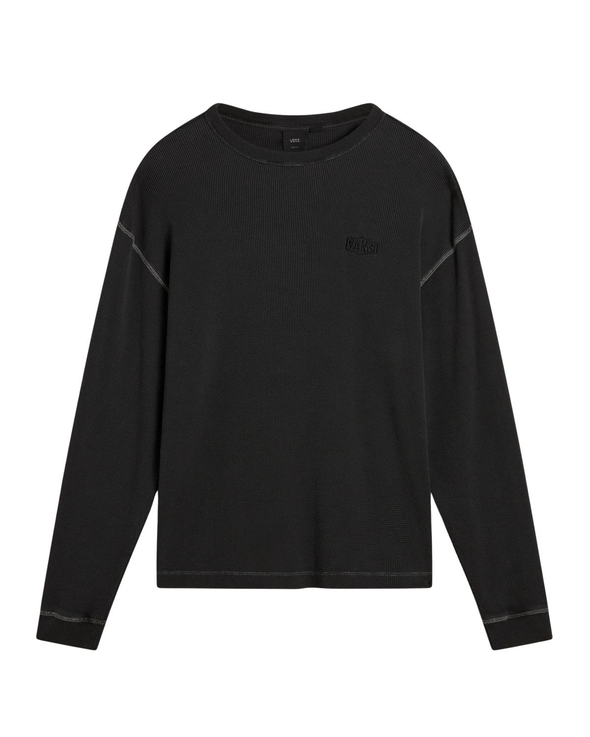 The Vans Mens Boulder Thermal Knit Jumper in Black