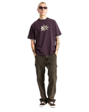 The Vans Mens Star Checker T-Shirt in Dark Port