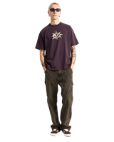 The Vans Mens Star Checker T-Shirt in Dark Port