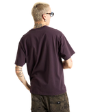 The Vans Mens Star Checker T-Shirt in Dark Port