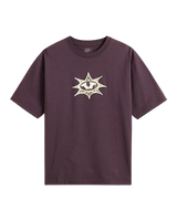 The Vans Mens Star Checker T-Shirt in Dark Port