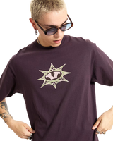 The Vans Mens Star Checker T-Shirt in Dark Port