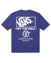 The Vans Mens Stacked Hi T-Shirt in Royal Cobalt