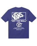 The Vans Mens Stacked Hi T-Shirt in Royal Cobalt