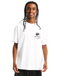 The Vans Mens Stacked Hi T-Shirt in White