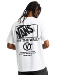 The Vans Mens Stacked Hi T-Shirt in White