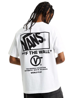 The Vans Mens Stacked Hi T-Shirt in White
