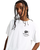 The Vans Mens Stacked Hi T-Shirt in White