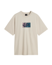 The Vans Mens Original Standards Blocked Box T-Shirt in Taupe Mist