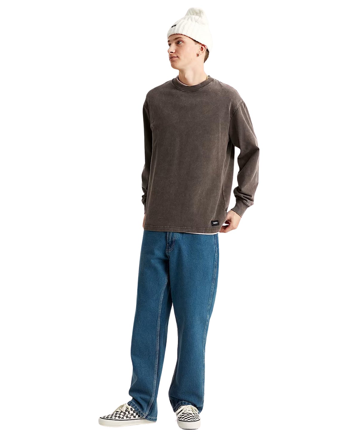 LX Long Sleeve T-Shirt in Faded Black