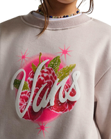 Girls Berry Pop Sweatshirt in Taupe Mist