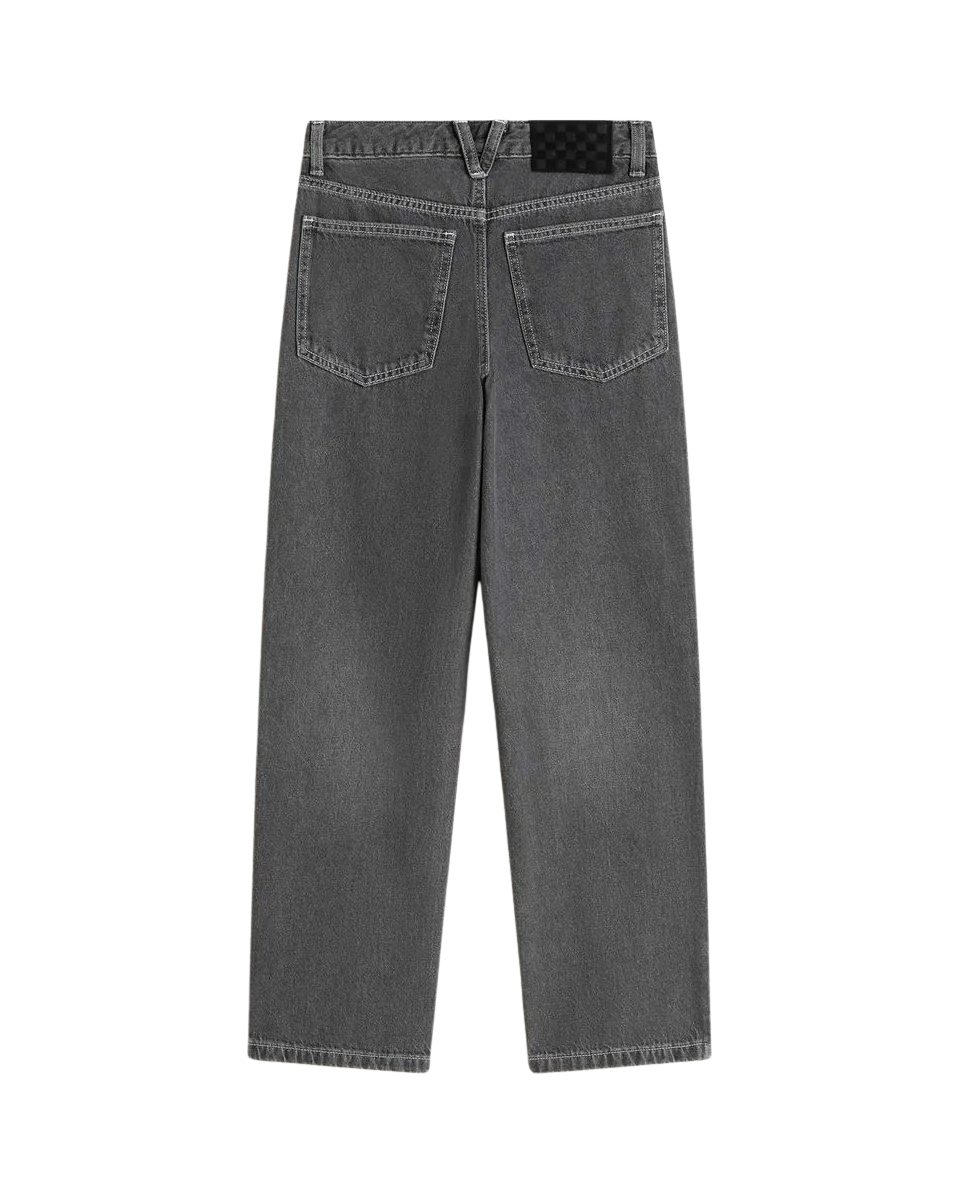 The Vans Girls Girls Sirelle Puddle Trousers in Grey Wash