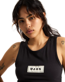 Upworn Vest in Black