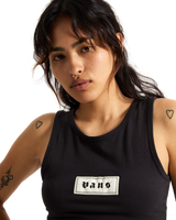 Upworn Vest in Black