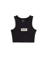 Upworn Vest in Black