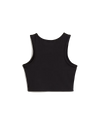 Upworn Vest in Black