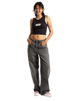 Upworn Vest in Black