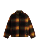 Heights Sherpa Fleece Jacket in Black & Mustard