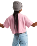 Girls Archived Crop T-Shirt in Pink Dawn