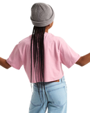 Girls Archived Crop T-Shirt in Pink Dawn
