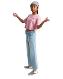 Girls Archived Crop T-Shirt in Pink Dawn