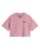 The Vans Girls Girls Archived Crop T-Shirt in Pink Dawn