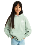 Girls Stockpile Hoodie in Gray Olive