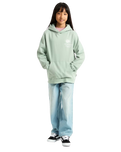 Girls Stockpile Hoodie in Gray Olive
