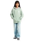 Girls Stockpile Hoodie in Gray Olive