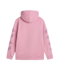 The Vans Girls Girls Scribbled Past Hoodie in Pink Dawn