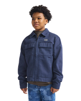 Boys Mcavoy Zip Station Jacket in Parisian Night