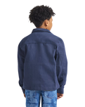 Boys Mcavoy Zip Station Jacket in Parisian Night