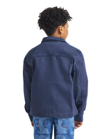 Boys Mcavoy Zip Station Jacket in Parisian Night