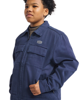 Boys Mcavoy Zip Station Jacket in Parisian Night