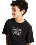 The Vans Boys Boys Cactus Wire T-Shirt in Black